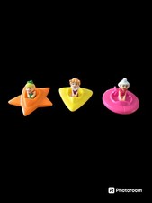 Vintage Wendy's 1989 Jetson's Space Cars Set of 3 Fast Food Premium Toys