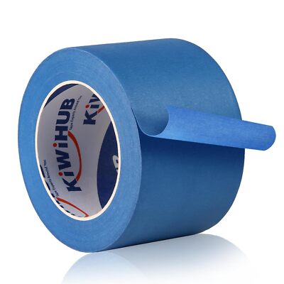 Wide Blue Painters Tape, 3in x 55Y, Masking Tape 3inch x 55 yards, blue
