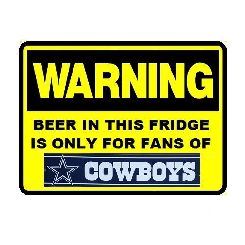CERVEZA DALLAS VAQUEROS IMÁN VENTILADORES REFRIGERADOR ARMARIO NAVIDAD HOMBRE CUEVA MORDAZA REGALO - Imagen 1 de 1