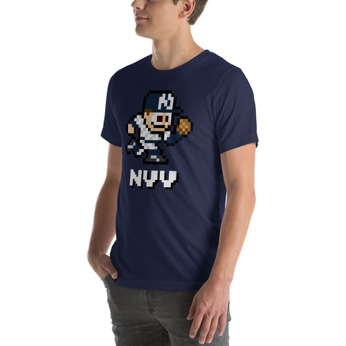 Camiseta deportiva del equipo de béisbol de los Yankees de Nueva York Nintendo retro NES - Imagen 9 de 13