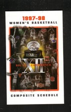 Big 12 Conference--1997-98 Basketball Schedule