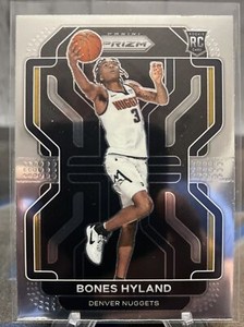 2021-22 Panini Prizm Bones Hyland Base Rookie Card RC #302 Denver Nuggets