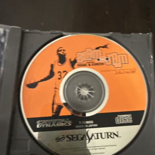 Slamn Jam 96 featuring Magic & Kareem Sega Saturn SS Japan Import US Seller - Picture 3 of 4