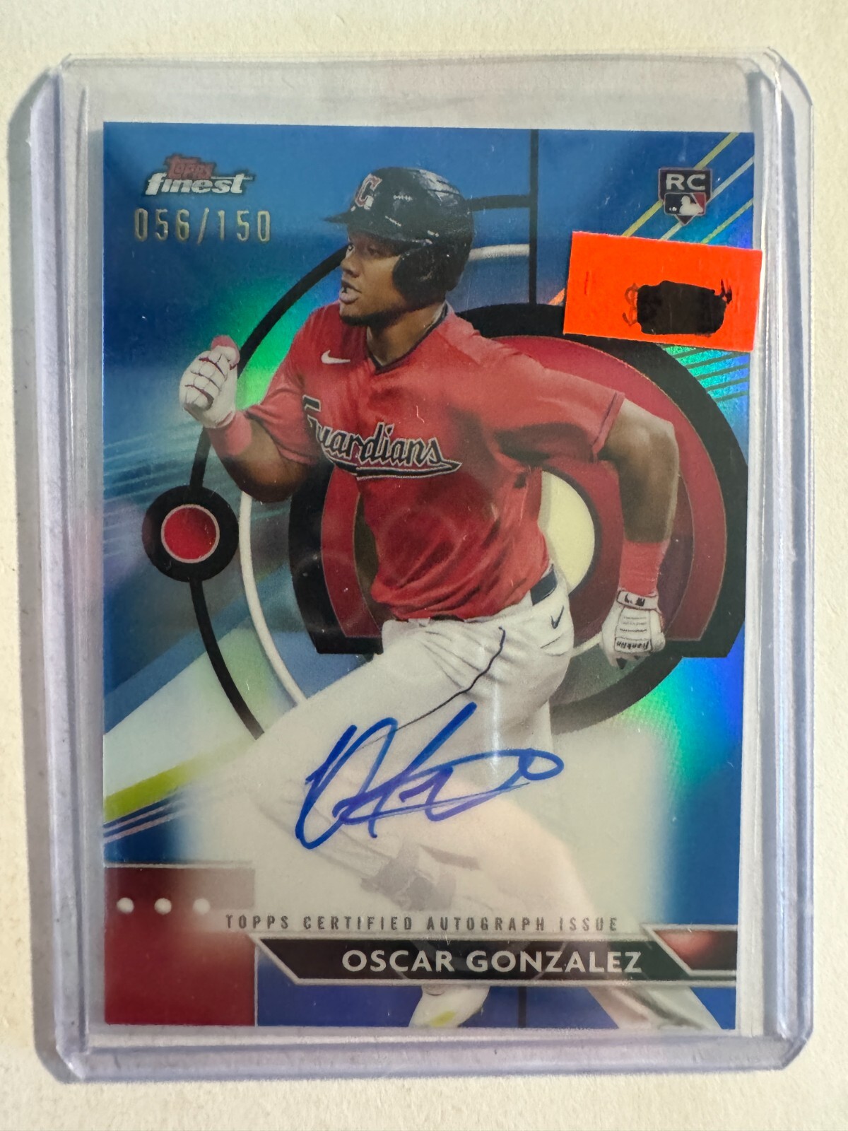 K217,855 - 2023 Finest Auto Blue Refractors #FAOG Oscar Gonzalez #/150
