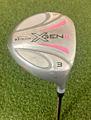 Ti-Tech X-Gen II 3* 17* Wood / RH / ~41'' Regular Steel / NEW GRIP/ dj6326