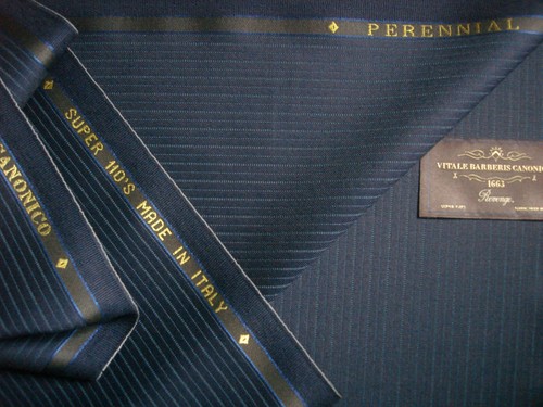 Vitale Barberis Canonico SUPER 110'S WOLLANZUG STOFF MADE IN ITALY = 3,4m. - Bild 12 von 12