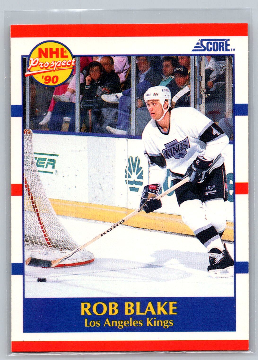 Rob Blake 1990-91 Score American Prospect HOCKEY #421 Los Angeles Kings RC,HOF
