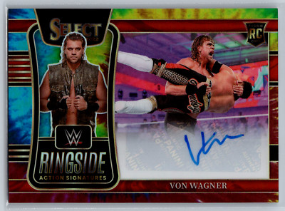 Von Wagner 2022 Panini Select WWE Ringside Action Tie-Dye Prizm