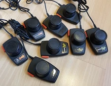vintage Atari paddles lot x8 tennis racing joystick