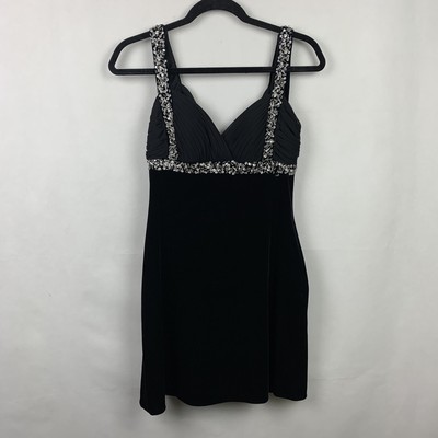 betsy and adam draped back sheath dress