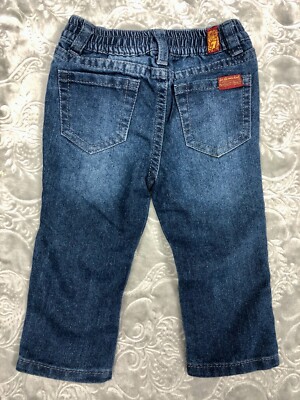 Baby Gap Jeans + Seven 7 Jeans Baby Girls 6-12M Lot of 2