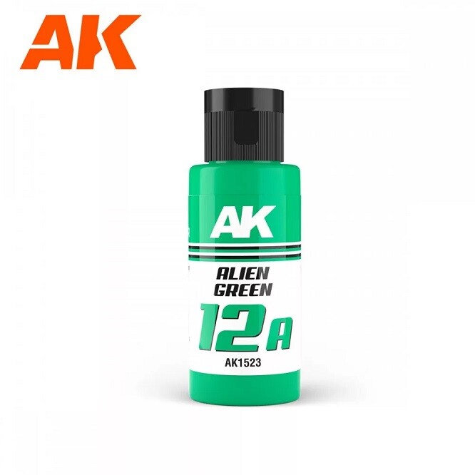 AK Interactive AK1523 - Dual Exo 12A - Alien Green 60Ml - New
