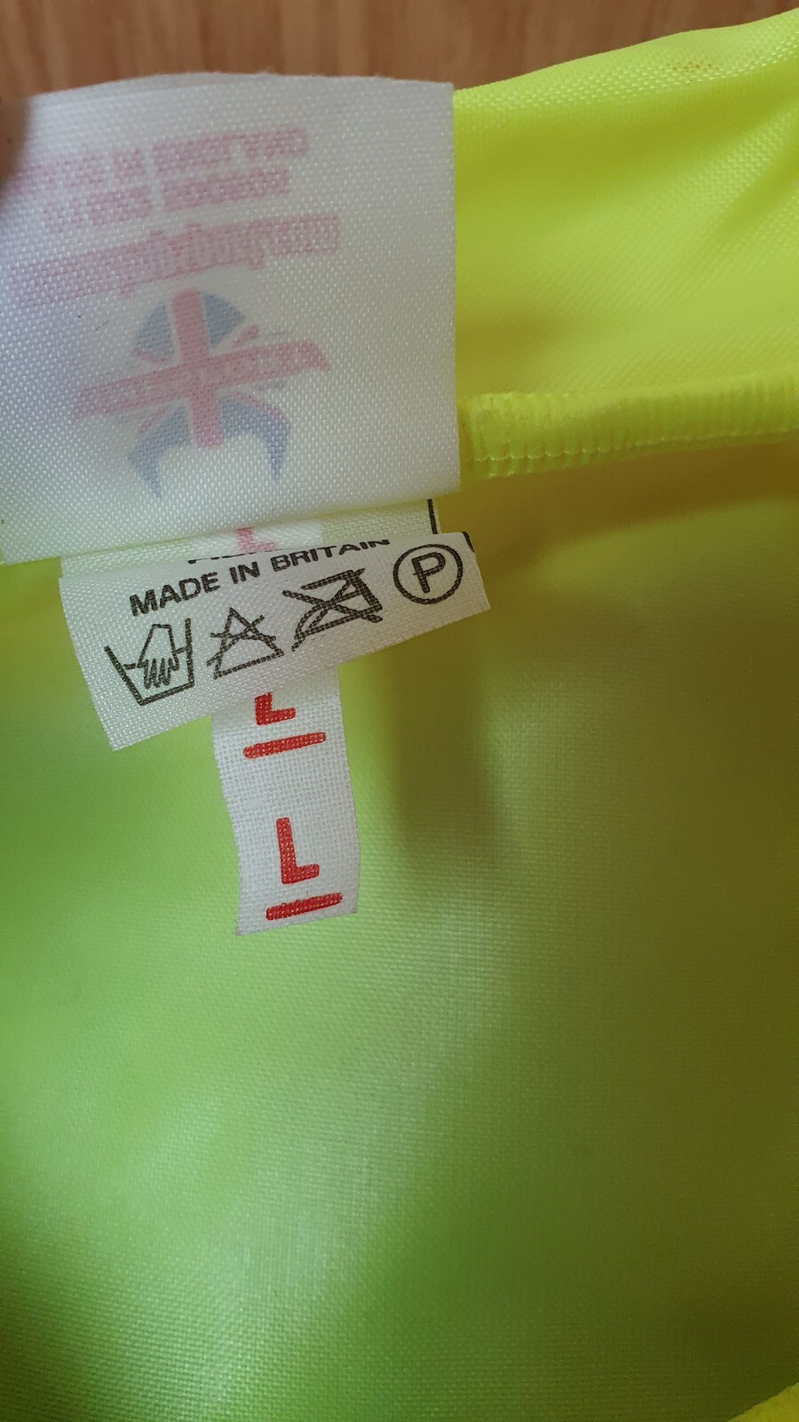 ALTRA Cappotto da bicicletta da uomo Import taglia L verde neon 50"" petto lunghezza 32"" 1086