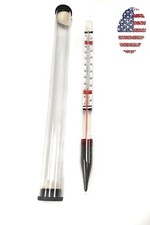 FLOATING THERMOMETER TRUE BREW GLASS 30/220F 0/115C BEER WINE VODKA MOONSHINE  