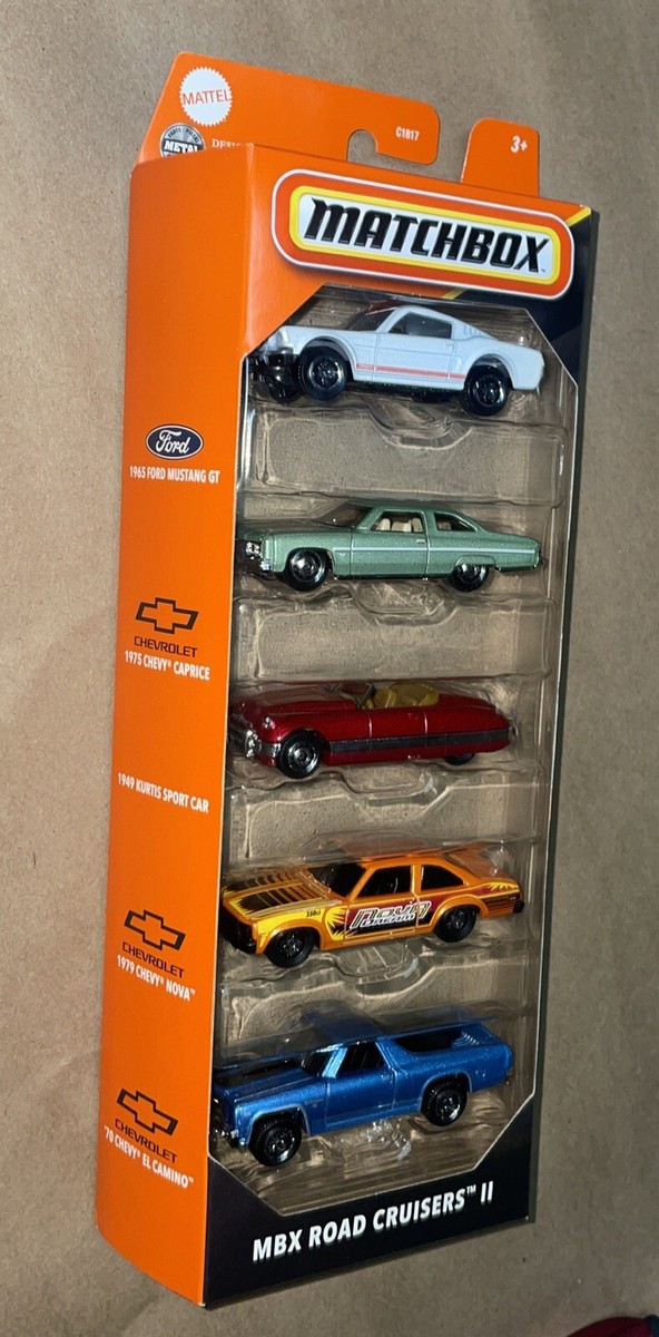 Matchbox 2025 MBX Road Cruisers II Series 5 Vehicle Gift