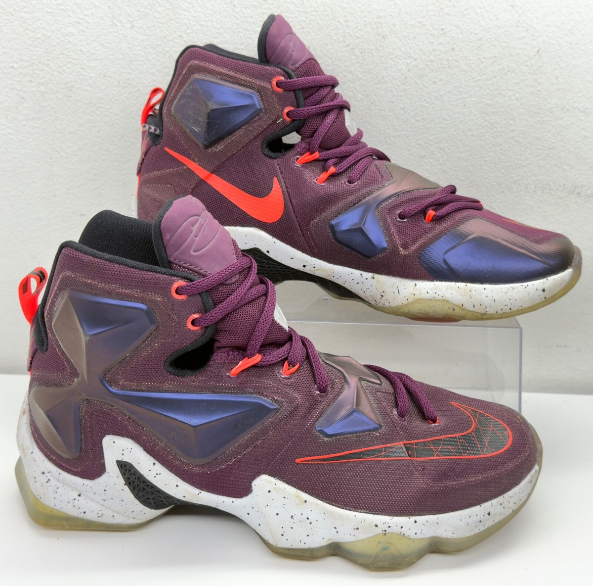 2015 Nike Lebron James XIII 13 Mulberry Purple Shoes Written in