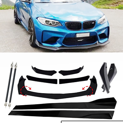 For M2 Coupe4 Series F32 F33 F36 Front Bumper Lip Spoiler Splitter Rear Lip Side