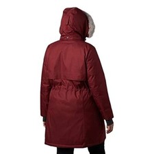 Columbia Apres Arson Ii Long Down Jacket Coat Omni Plus Size Beet $330, 1x, Nwt!