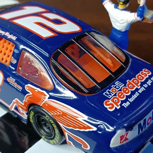 Nascar Jeremy Mayfield Diecast Car On Stand With Figure. Pocono 500 1998, B1219 - Picture 7 of 11