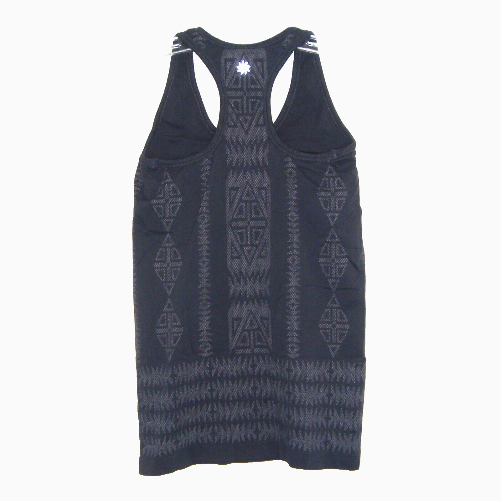 Athleta Gray Geometric Aztec Pattern Stretch Tank… - image 3