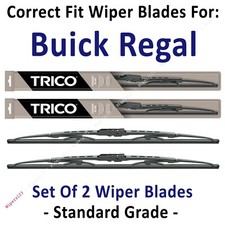 Wiper Blades 2-Pack Standard Wipers - fit 1973-1977 Buick Regal - 30160x2