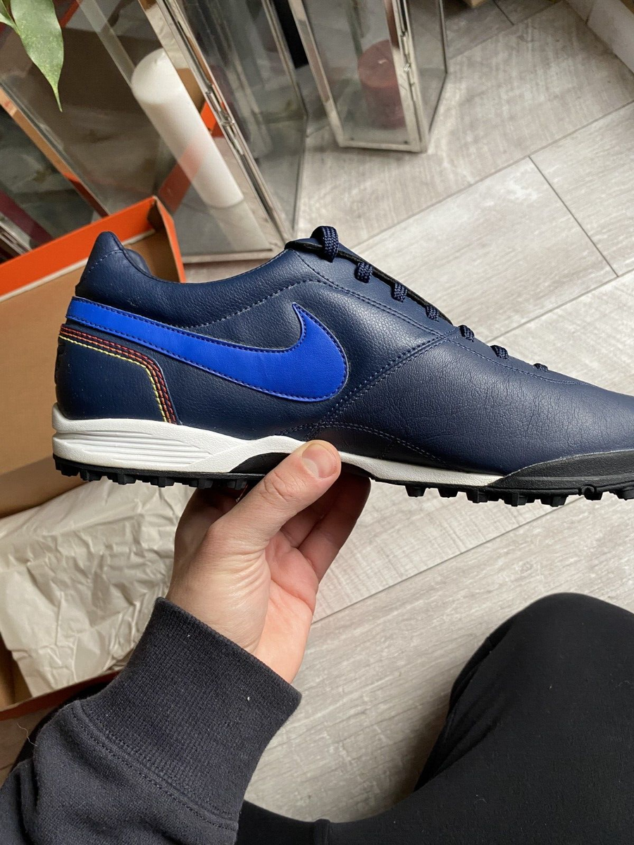 NEW Nike Tiempo GURI TF PRO Legend navy R10 Ronaldinho Leather