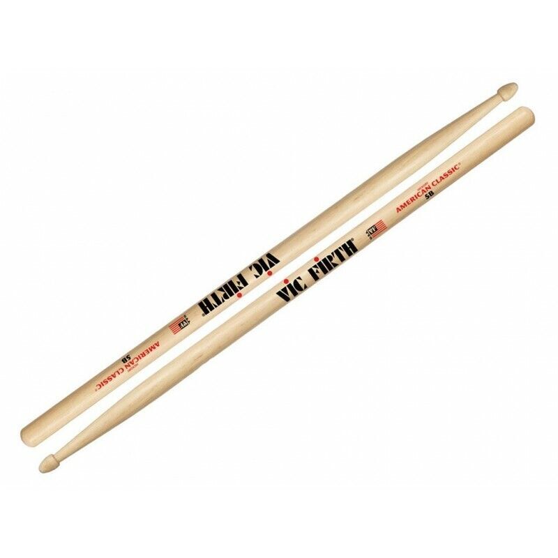 VIC FIRTH 5B PUNTA IN LEGNO BACCHETTE PER BATTERIA