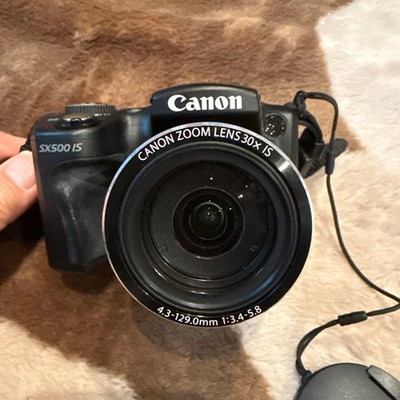 Canon PowerShot SX500 IS 30x Zoom Compact Camera Tested Working From Japan