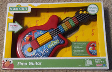 Playskool Sesame Street Elmo Guitar Musical Toy With 3 Modes  2012  READ 