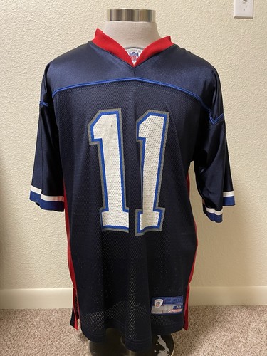 Vtg Starter Drew Bledsoe New England Patriots #11 Authentic Jersey Men's Medium - Picture 1 of 6