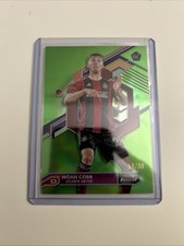 Topps Noah Cobb Atlanta United Neon Green Refractor Rookie Finest MLS /99 #91