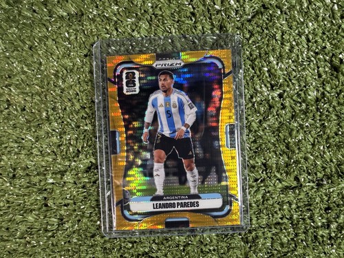 Leandro Paredes 2026 Panini Prizm World Cup #7 Preferred Gold /10