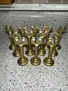 Versatile Gold Stainless Steel Place Card Holders – 12 Piece Set for Style