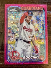 2024 Topps Chrome - Brayan Rocchio #113 Magenta Speckle Refractor /350