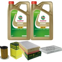 Inspektionspaket 10L Castrol Titanium 5W-30 FüR VW Touareg 3.0 V6 TDI Porsche
