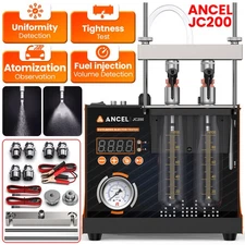 ANCEL JC200 Fuel Injector Cleaner Machine with built-in Air Pump For Car Motorcy