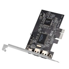 PCIE PCI-E FIREWIRE IEEE 1394 3 PORT FIRE WIRE CONTROLLER CARD FOR DESKTOP PC y7