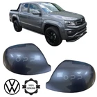 VW Amarok 2010-21 Door Wing Mirror Cover Painted Indium Grey Genuine LH Or RH