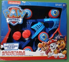 PAW Patrol Jr.Roller Nickelodeon Kids' Roller Skate with Pad Set
