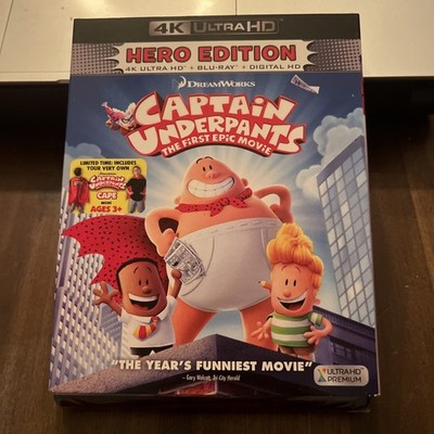 Captain Underpants: the First Epic Movie (Hero Edition) underpants included NEW!
