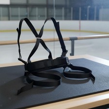 Figure Skating Harness Safety Belt Ice Skating Rotation Coach Steel Wire