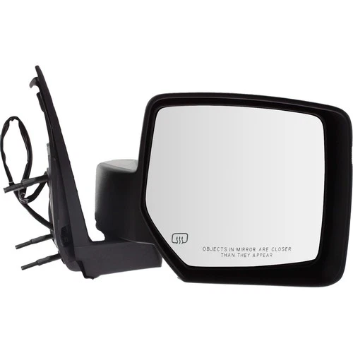 Power Mirror For 2008-2012 Jeep Liberty Passenger Side Heated Textured Black
