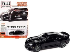 AWSP080A Auto World 2019 Chevy Camaro ZL1 Black Diecast Model Car