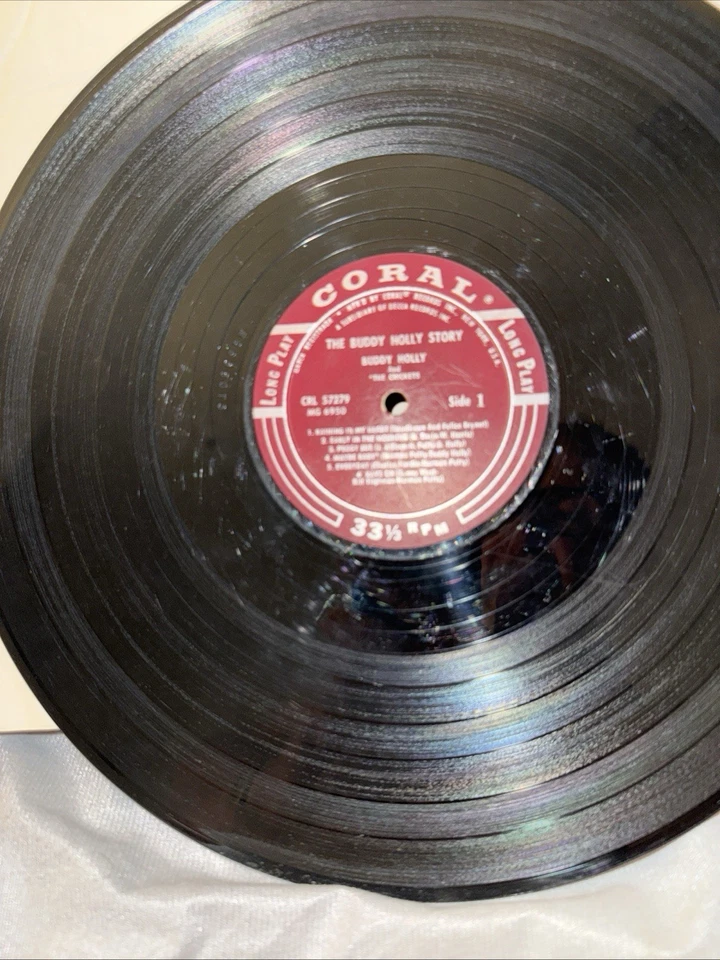 Buddy Holly The Buddy Holly Story 1959 Used Vinyl LP Coral Records Mono CRL57279 - Image 2 of 4