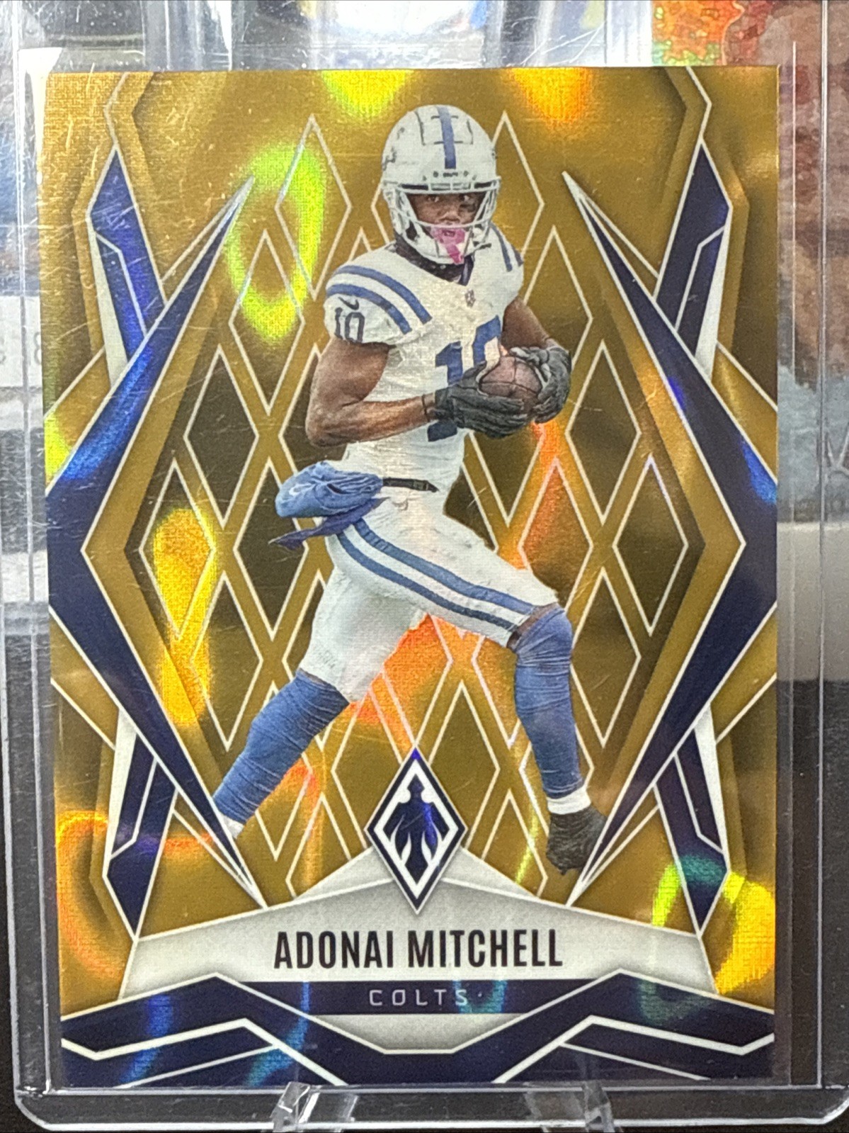 2025 Panini Phoenix - Adonai Mitchell #53 Gold Lava /10