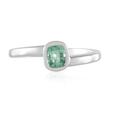 Russischer Smaragd Silberring 0,357ct- Echtschmuck