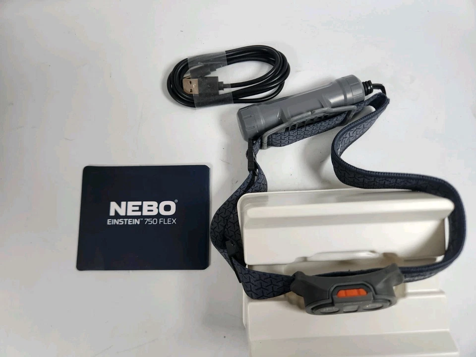 Iprotec NEBHLP0015 Einstein 750 Headlamp Gray 5/80/250/750 Lumens White/Red Foto 2 de 4