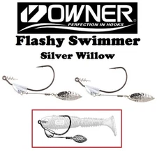 Owner Flashy Swimmer Silver Willow Blade