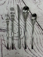 Fortessa Dragonfly 18/10 Stainless Steel Flatware 5 Piece Place Setting STAMPED