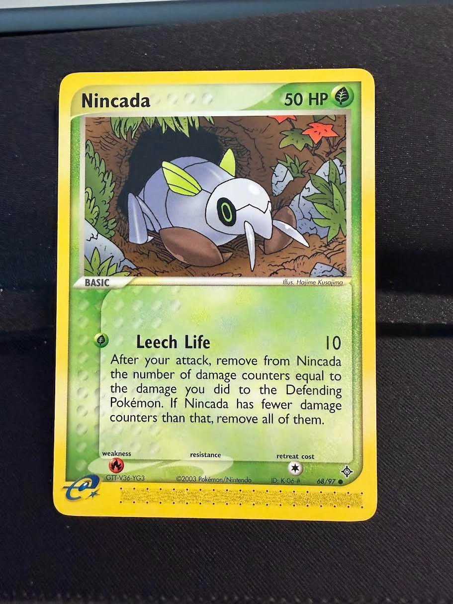 Pokemon Ex Dragon Nincada Common (68/97) NM
